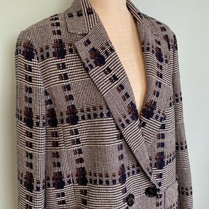 Brooks Brothers Wool Houndstooth Coat